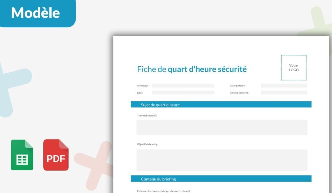 Fiche de quart d’heure sécurité