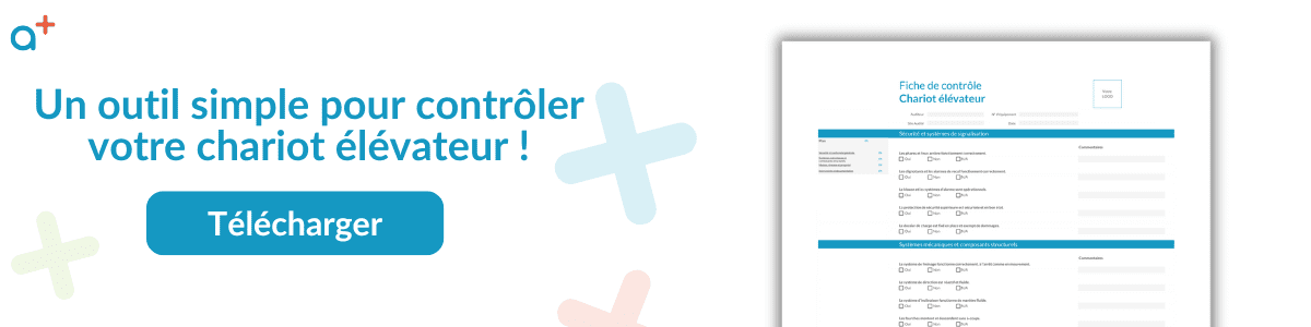 Outil pour contrôler votre chariot élévateur en PDF et Gsheet